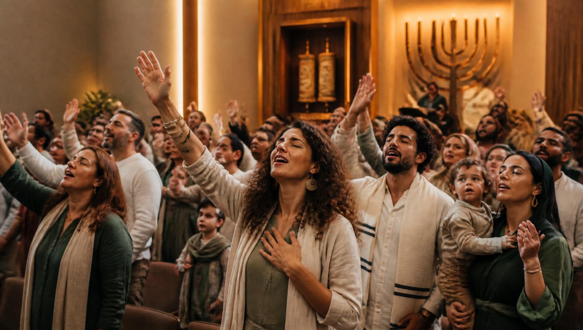 Bet Ami community gathered in worship